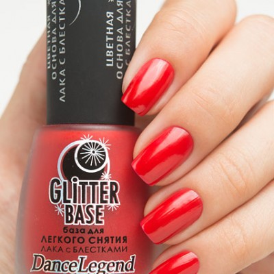 Dance Legend Glitter Base Red – Красная