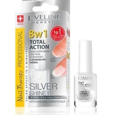 Eveline cosmetics 8 in 1 Silver Shine Nail Концентрированный препарат для ногтей